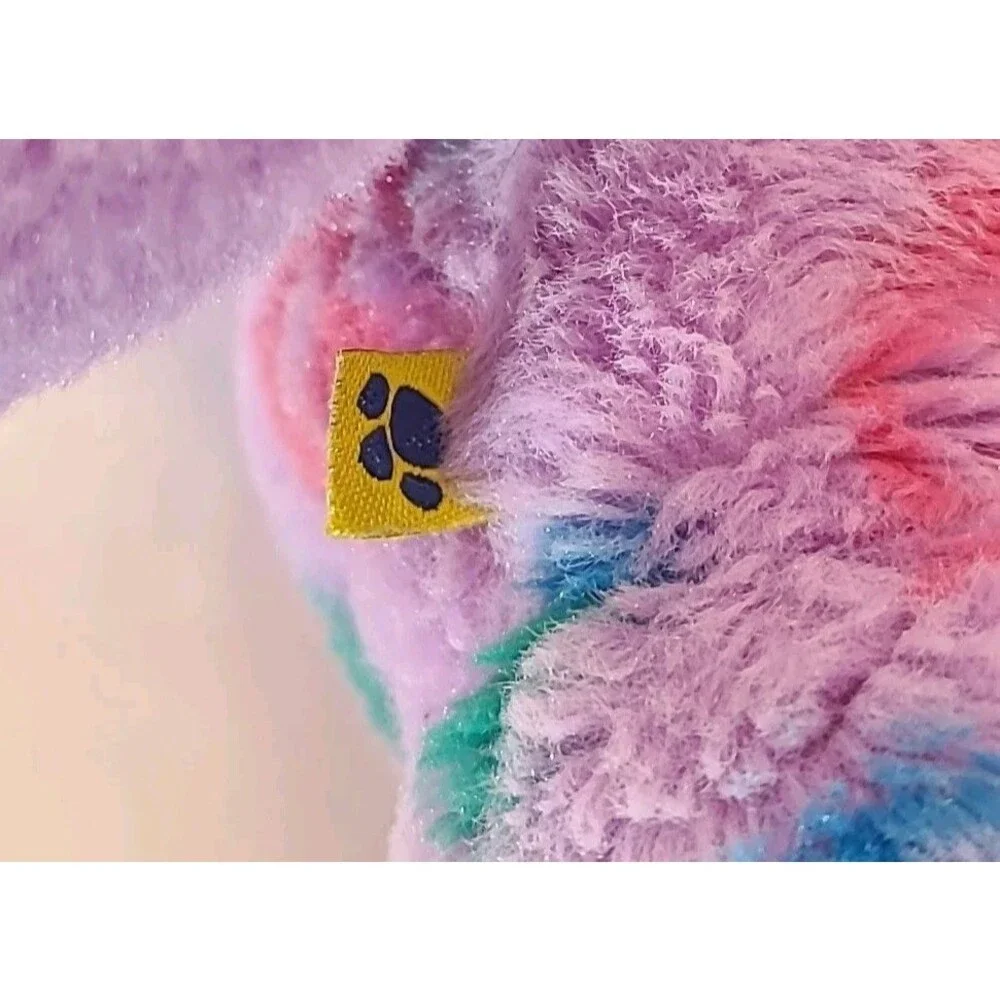 Build A Bear Purple Peace Bear Hippie Teddy Bear Plush Retired